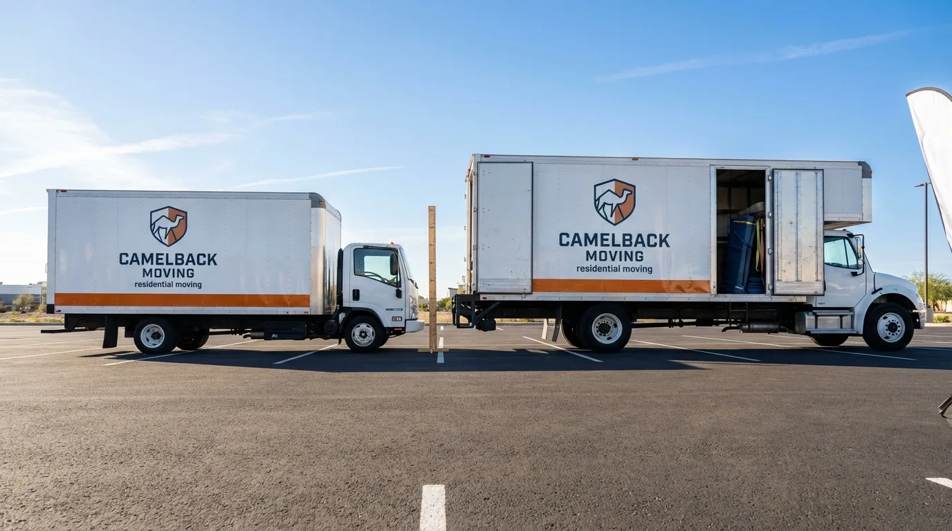 Moving truck size capacity guide in Arroyo Seco